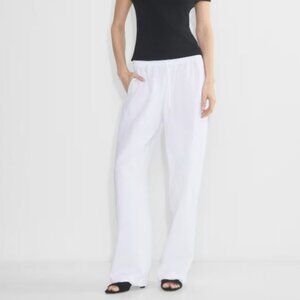 ARITZIA WILFRED Thesis Linen Pants. White, size S.